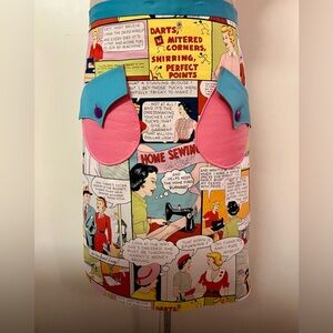 Whimsical comic skirt